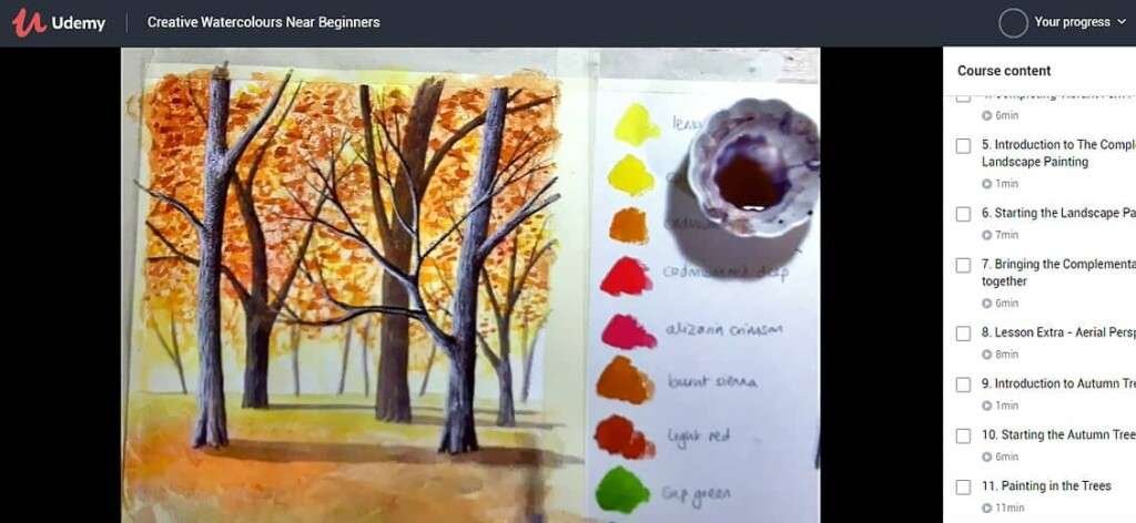 Creative Watercolours Near Beginners