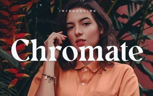 Chromate Free Font Download