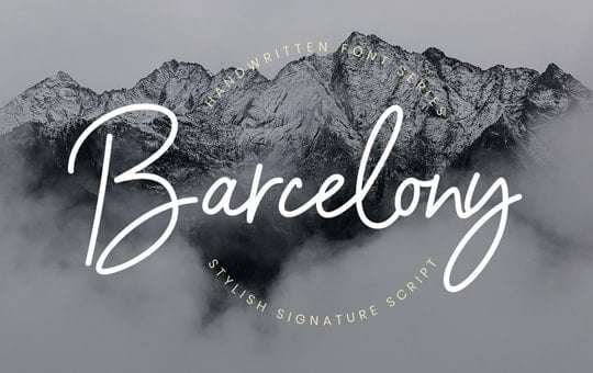 Barcelony Free Font Download