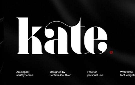 Kate Free Font Download