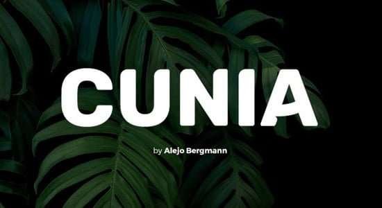 Cunia – Free Font Download