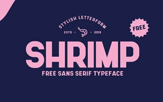 Shrimp Free Font Download