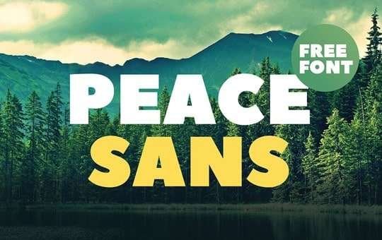 Peace Sans Free Font Download