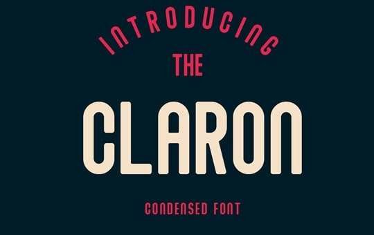Claron Free Font Download
