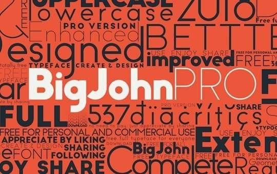 Big John Free Font Download