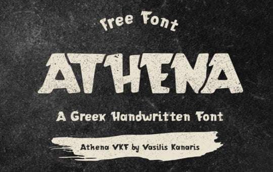Athena Free Font Download