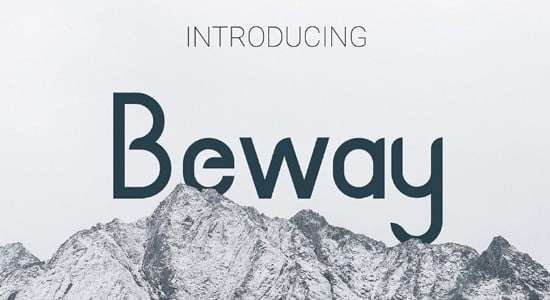 Beway – Free Font Download