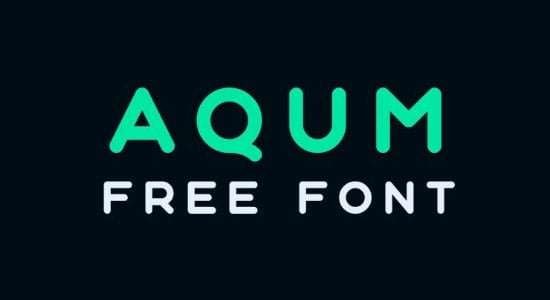 Aqum – Free Font Download