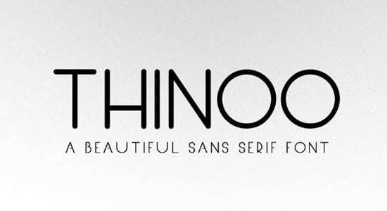 Thinoo – Free Font Download