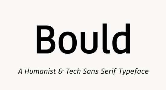 Bould – Free Font Download