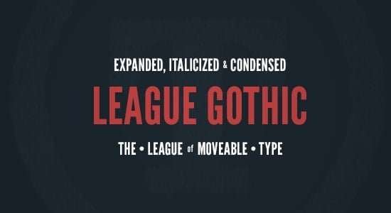 League Gothic – Free Font Download